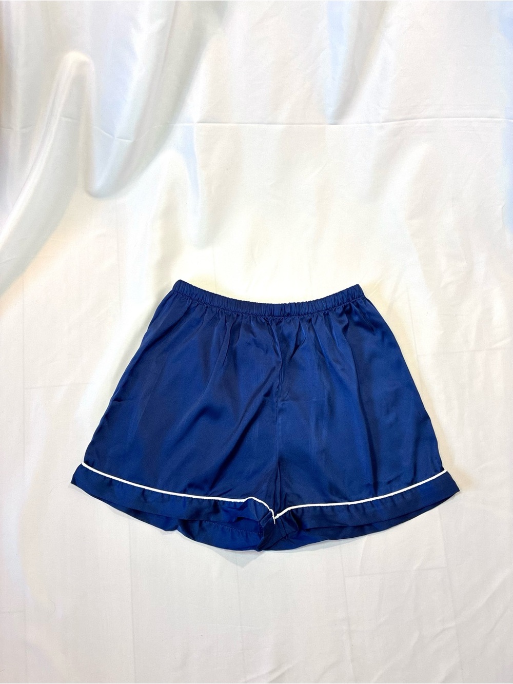 Lillusory Piped Satin Lounge Shorts